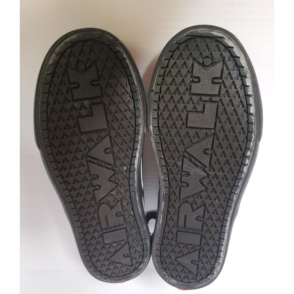 Air Walk Canvas Skeleton Slip Ons Kids Size 4 - Picture 4 of 4